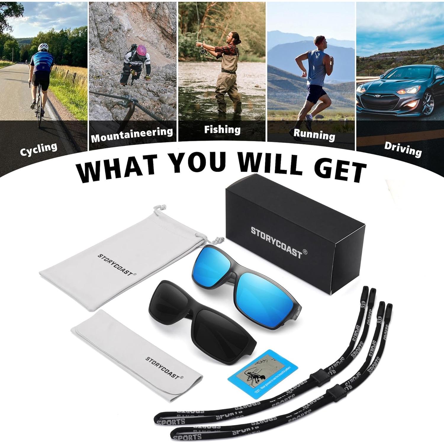 Gafas de sol STORYCOAST polarizadas para ciclismo y deportes