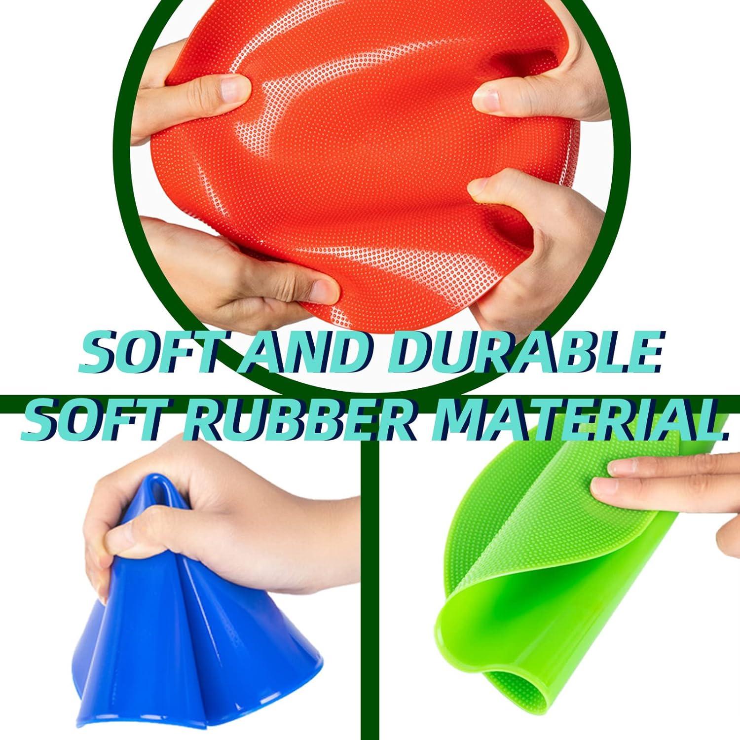 Marcadores de Puntos de Poliester SLSWHLX 23 cm 18 Pcs Antideslizantes