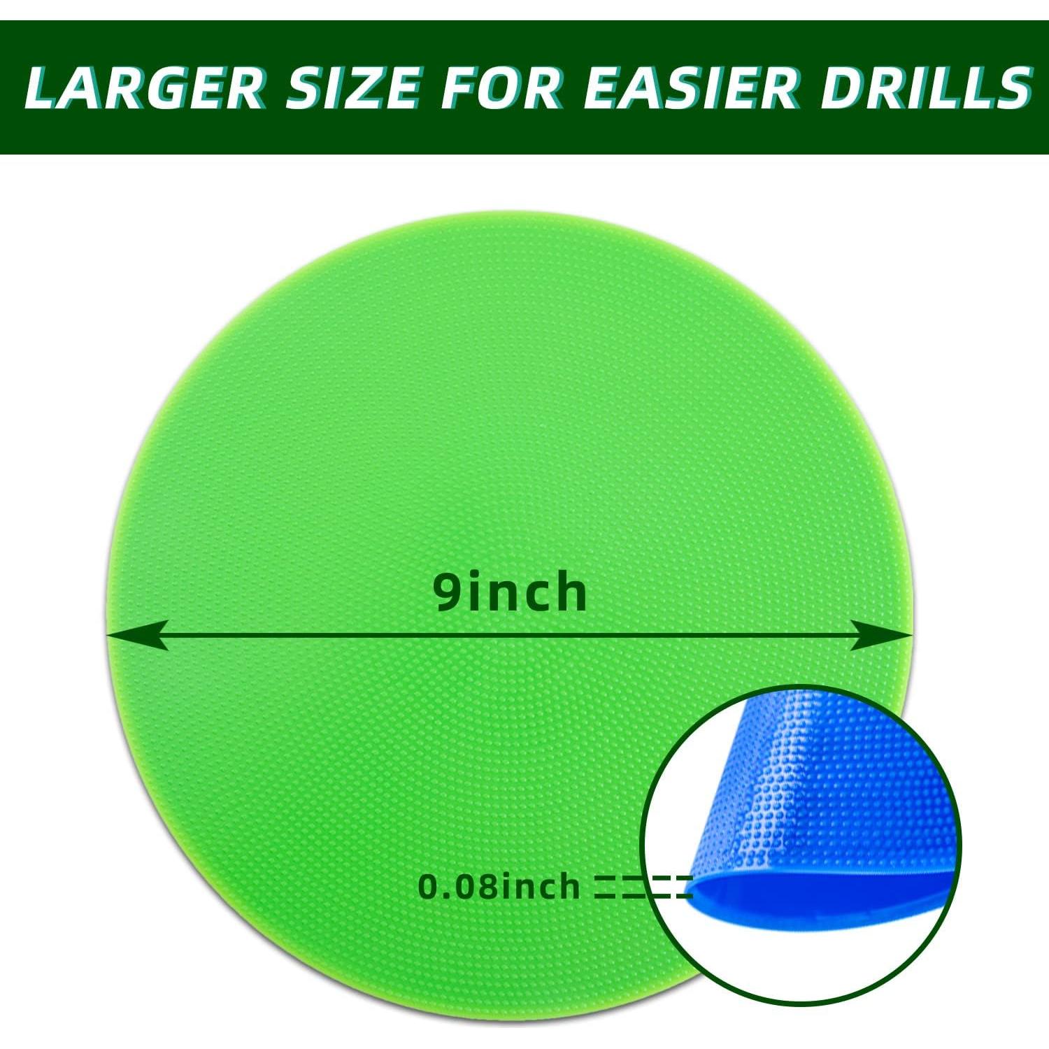 Marcadores de Puntos de Poliester SLSWHLX 23 cm 18 Pcs Antideslizantes