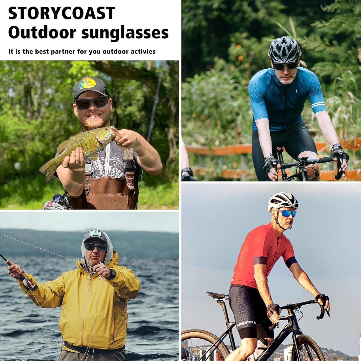 Gafas de sol STORYCOAST polarizadas para ciclismo y deportes