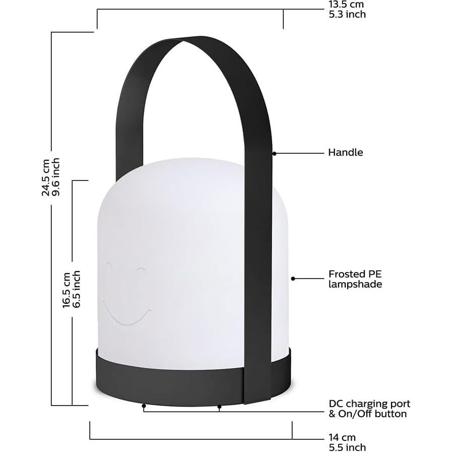 Lámpara LED Portátil Mr.Go | Inalámbrica y Recargable | 16 Colores