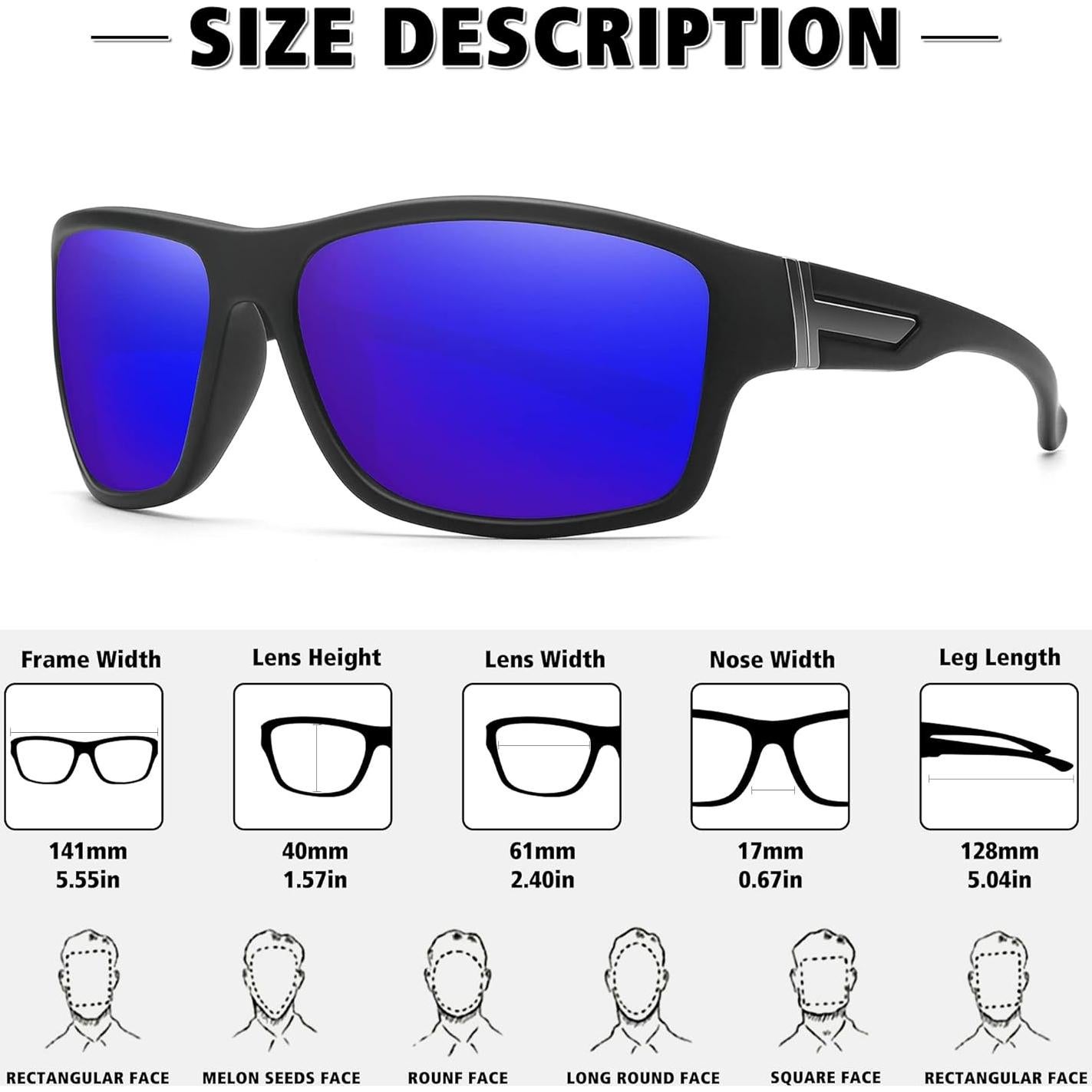 Gafas de sol polarizadas STORYCOAST 2 en 1 para deportes