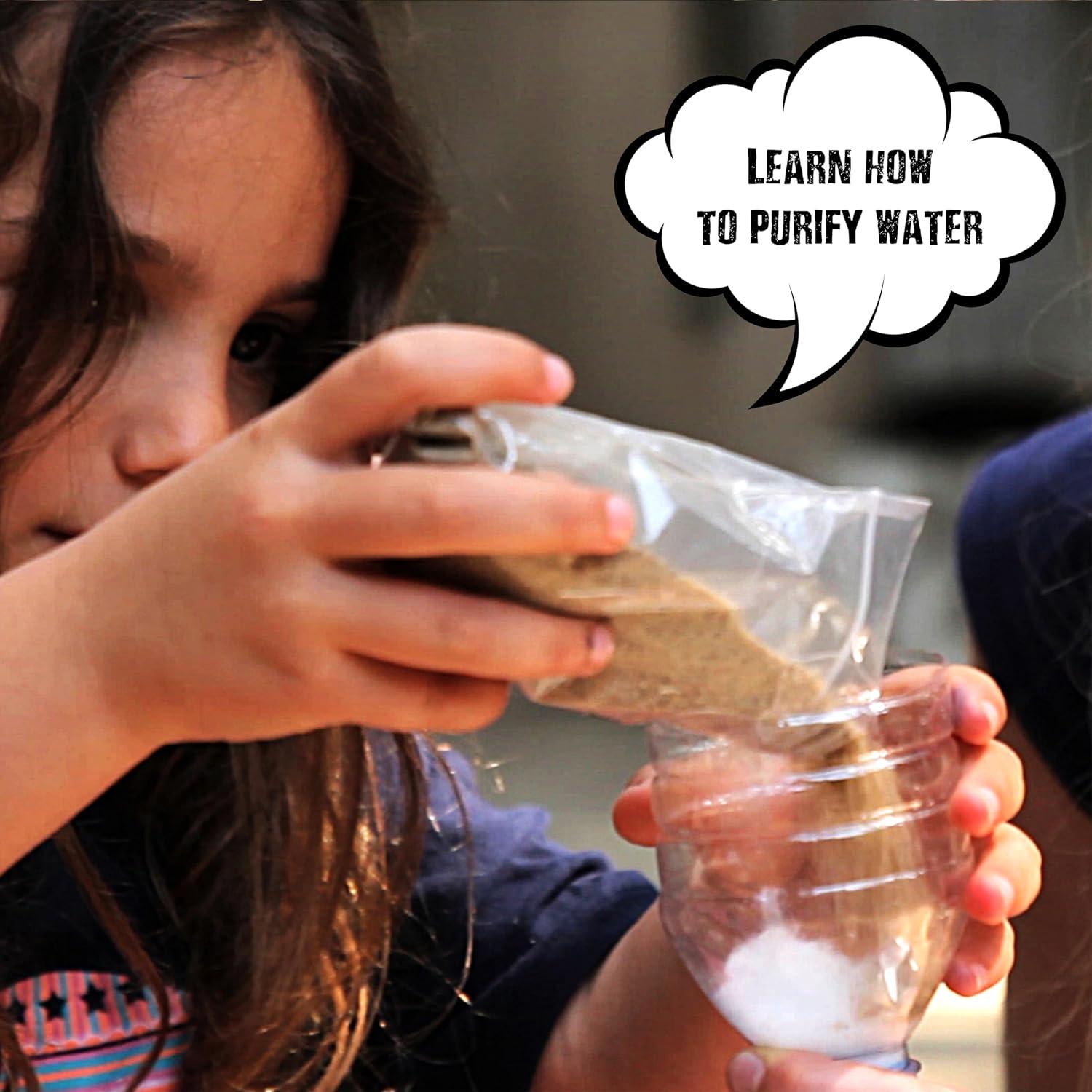 Kit de Ciencia Supervivencia The Purple Cow para Niños 8+