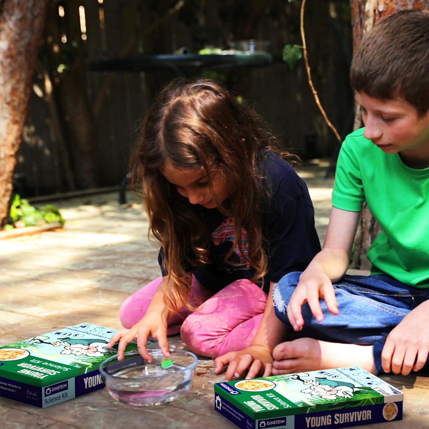 Kit de Ciencia Supervivencia The Purple Cow para Niños 8+