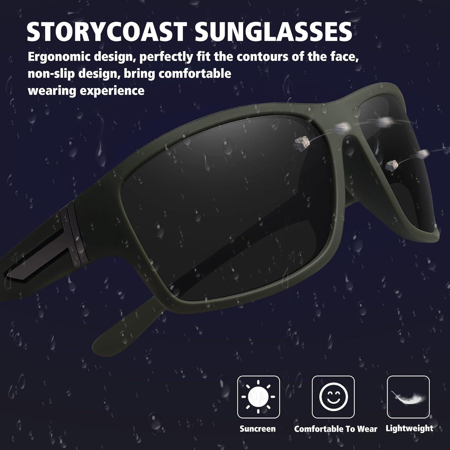 Gafas de sol STORYCOAST polarizadas para ciclismo y deportes