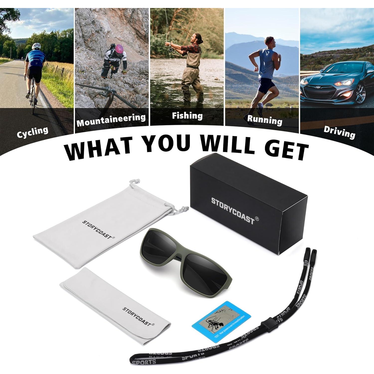 Gafas de sol STORYCOAST polarizadas para ciclismo y deportes