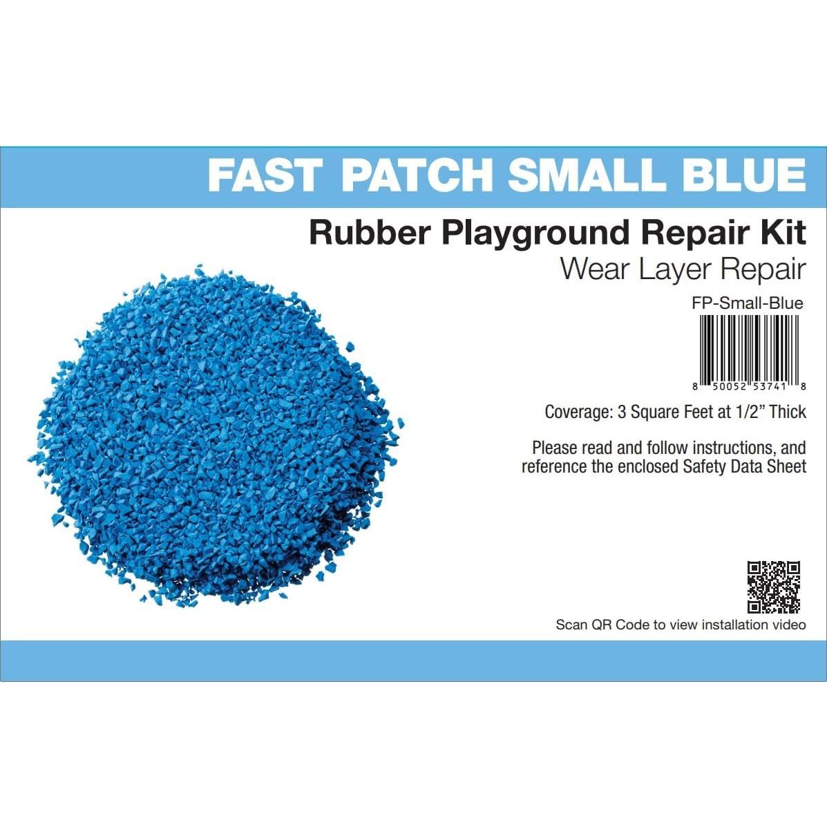 Kit de Reparación de Superficie Goma Fast Patch Azul Pequeño