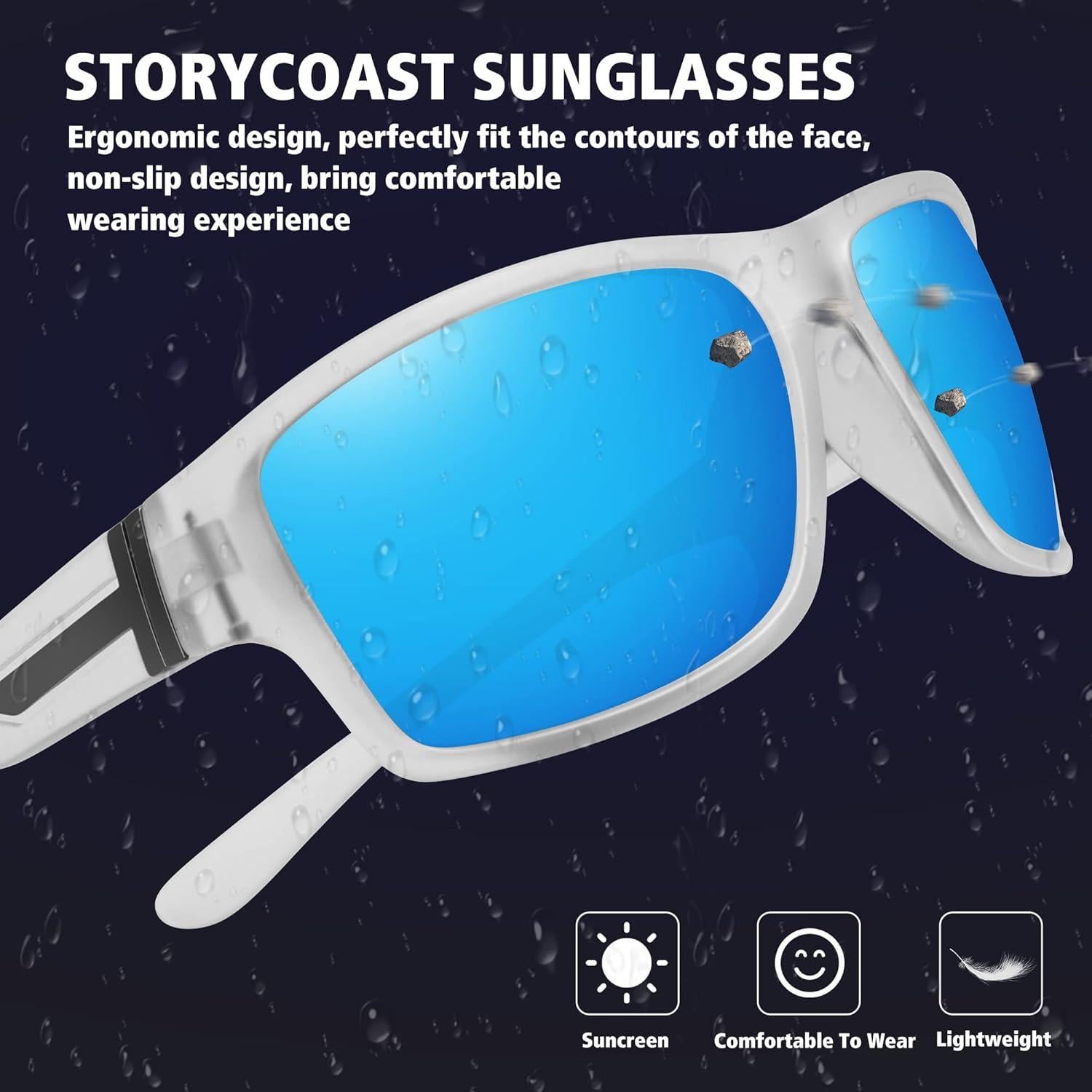 Gafas de sol STORYCOAST polarizadas para ciclismo y deportes