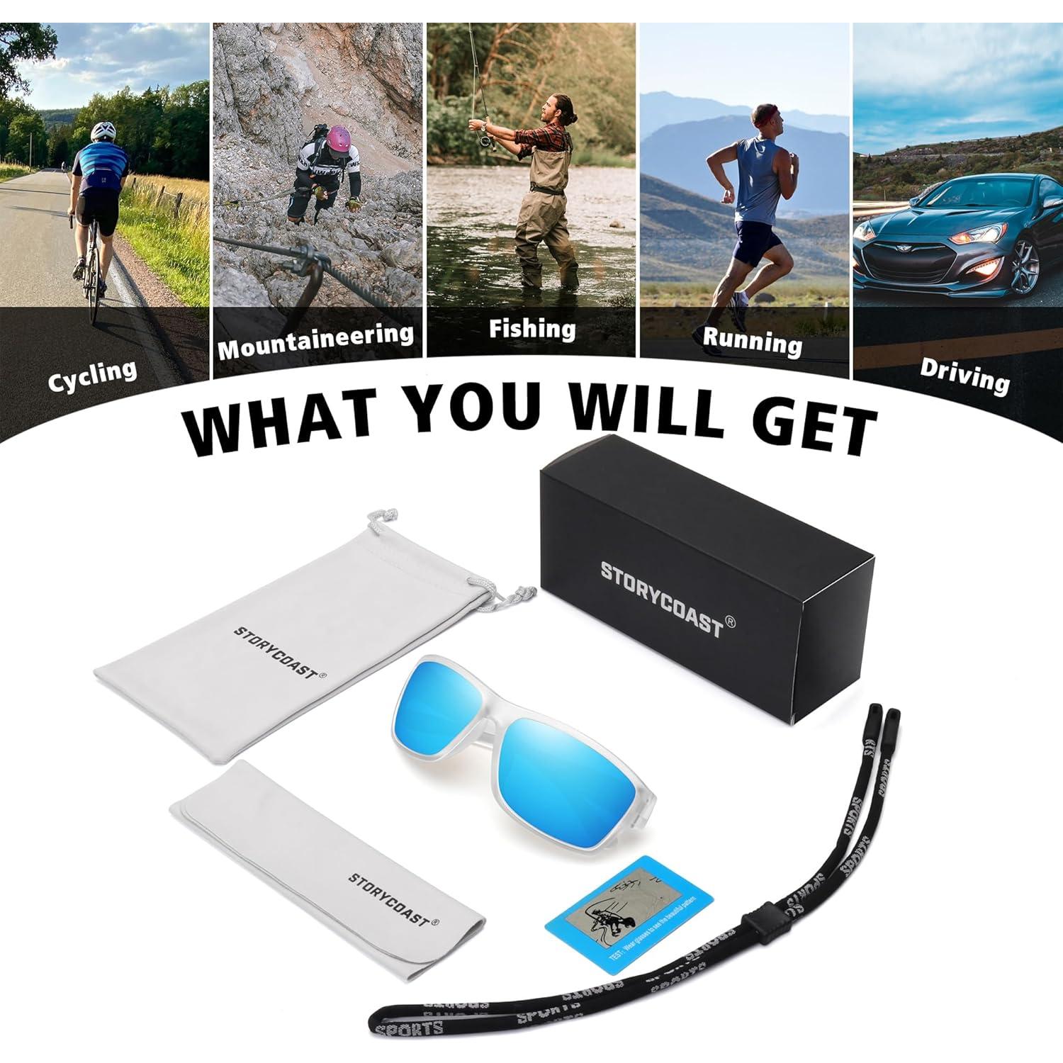 Gafas de sol STORYCOAST polarizadas para ciclismo y deportes