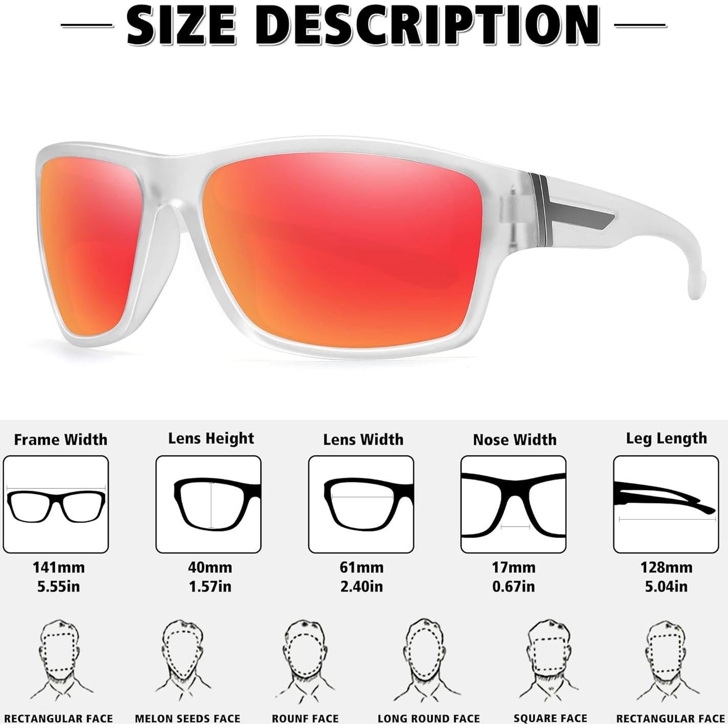 Gafas de sol STORYCOAST polarizadas para ciclismo y deportes