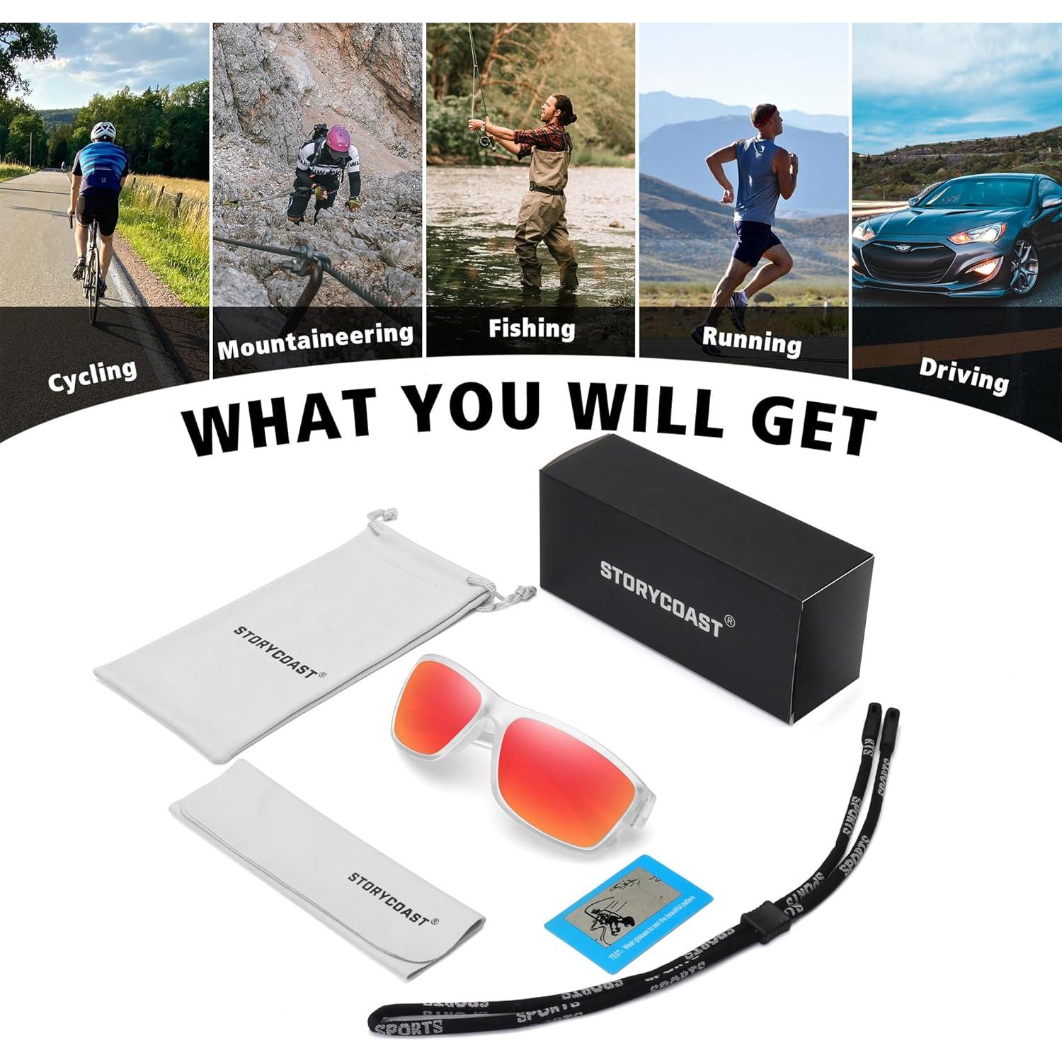 Gafas de sol STORYCOAST polarizadas para ciclismo y deportes