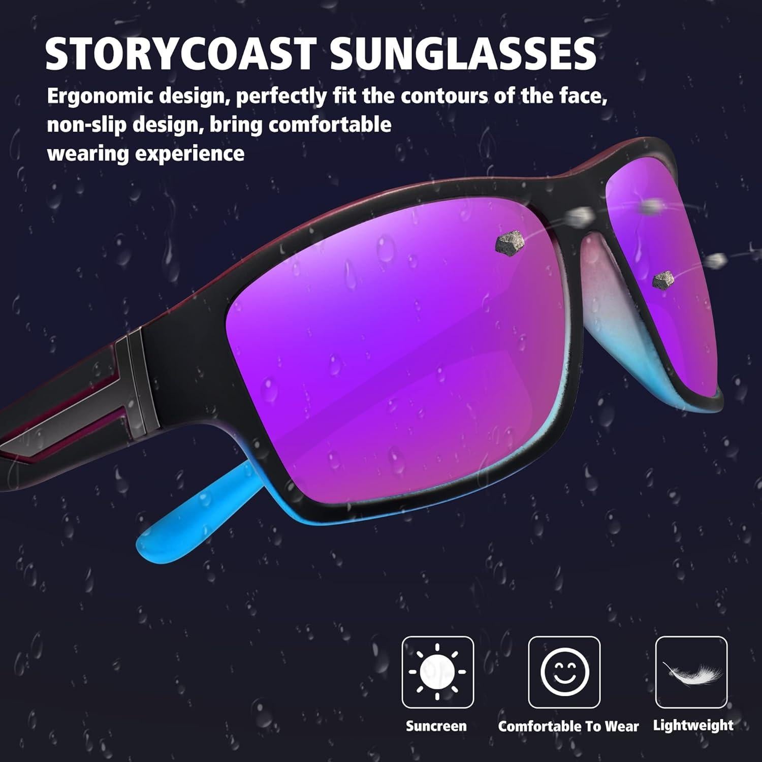 Gafas de sol STORYCOAST polarizadas para ciclismo y deportes