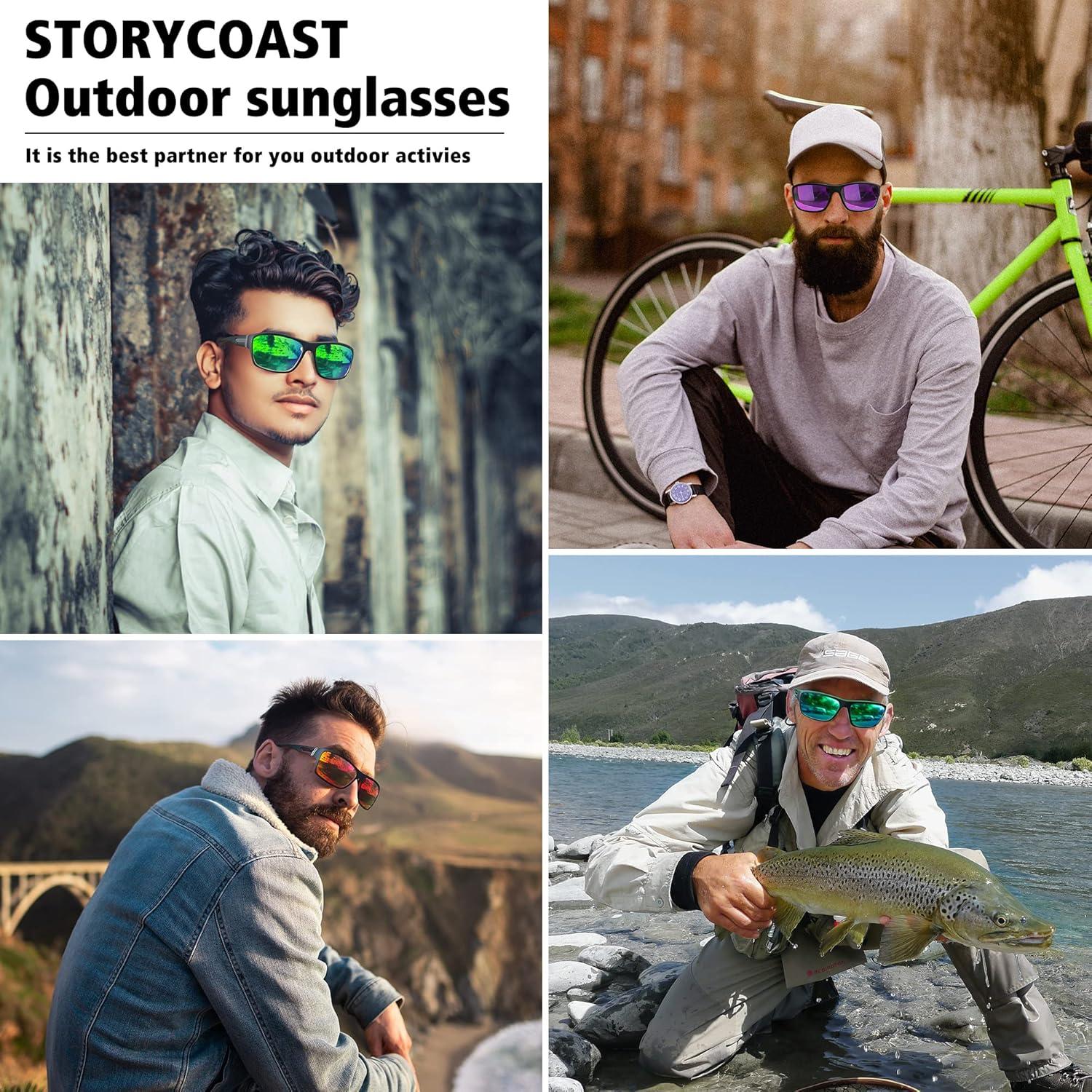 Gafas de sol STORYCOAST polarizadas para ciclismo y deportes