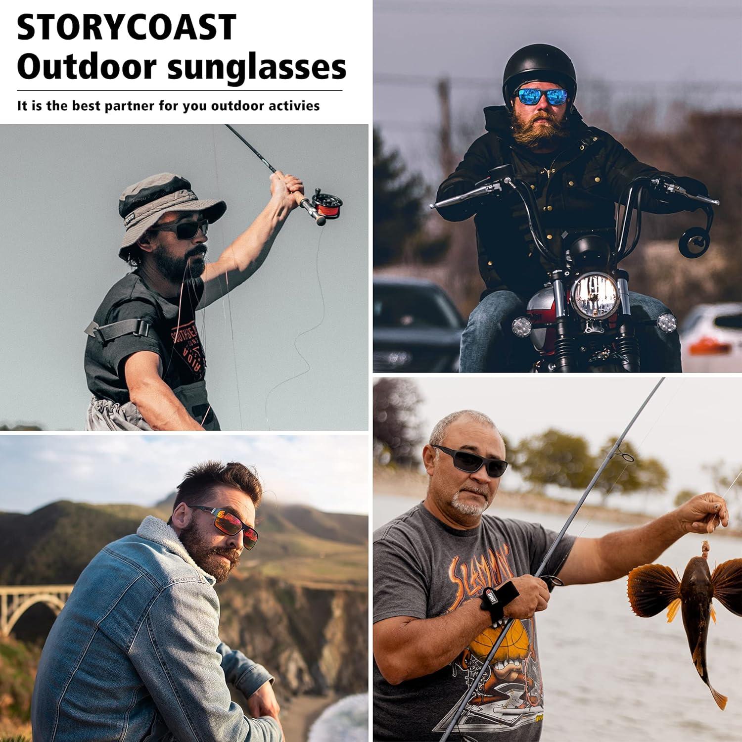 Gafas de sol polarizadas STORYCOAST marco irrompible