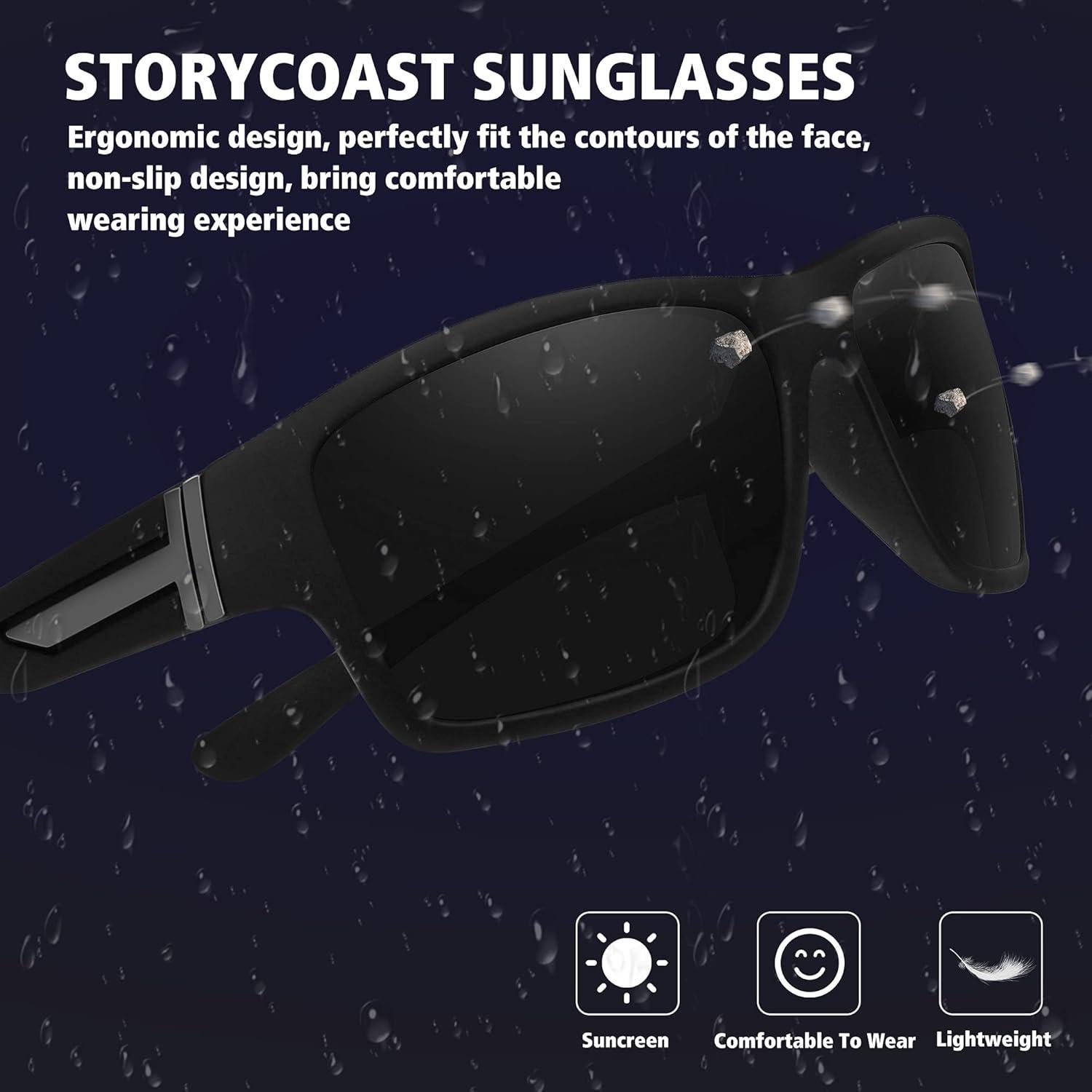 Gafas de sol polarizadas STORYCOAST 3 en 1 para deportes