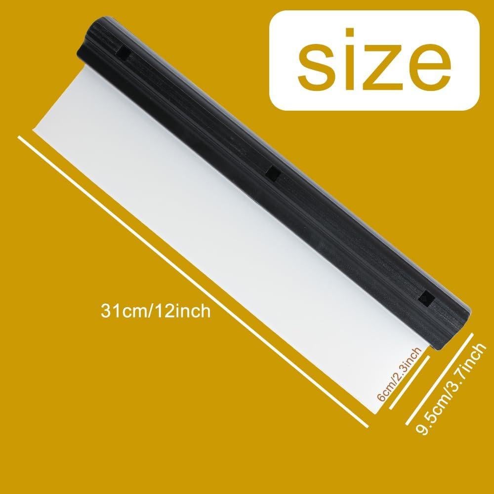 Raspador de Agua Automotriz de Silicona CHANHOO 30 cm Negro