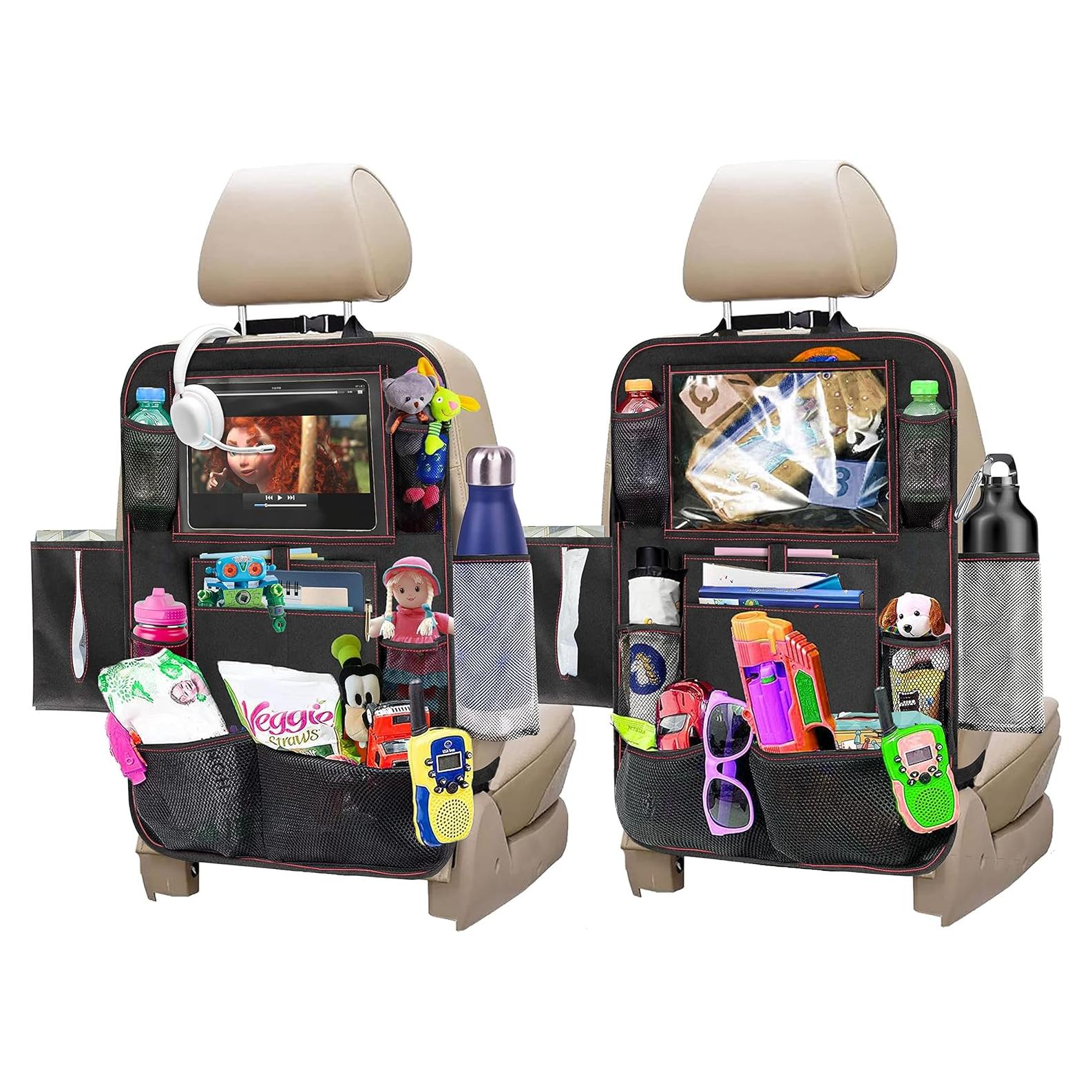 Organizador de Asiento Trasero EcoNour - Protector Impermeable 2 Pzas