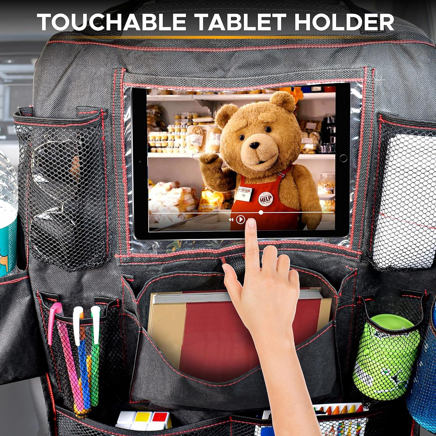 Organizador de Asiento Trasero EcoNour - Protector Impermeable 2 Pzas