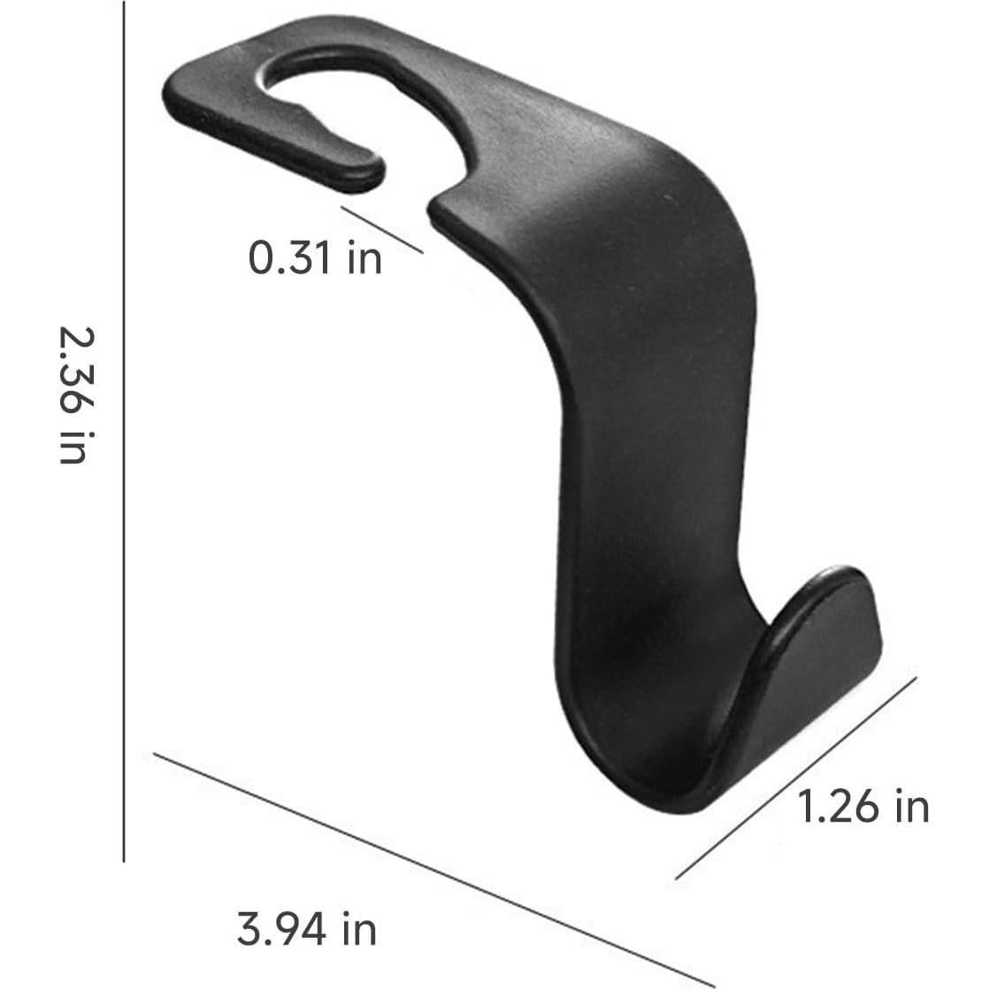 Gancho para Reposacabezas de Coche Shendanman 4 Piezas Negro