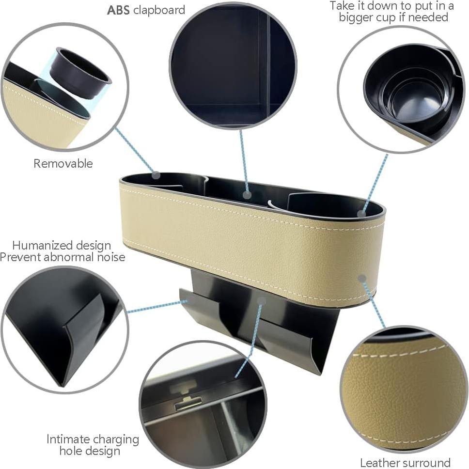 Soporte para Tazas y Organizador de Espacio CMWWYFC Beige