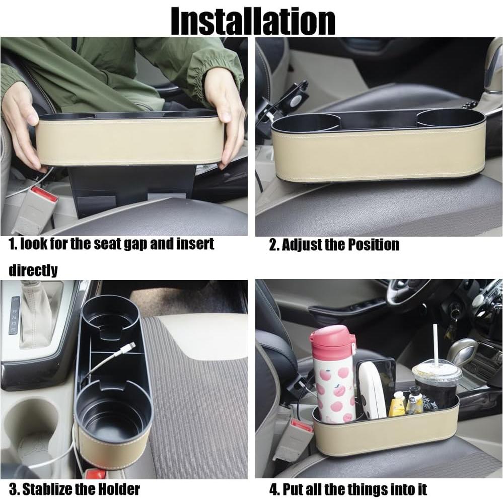 Soporte para Tazas y Organizador de Espacio CMWWYFC Beige