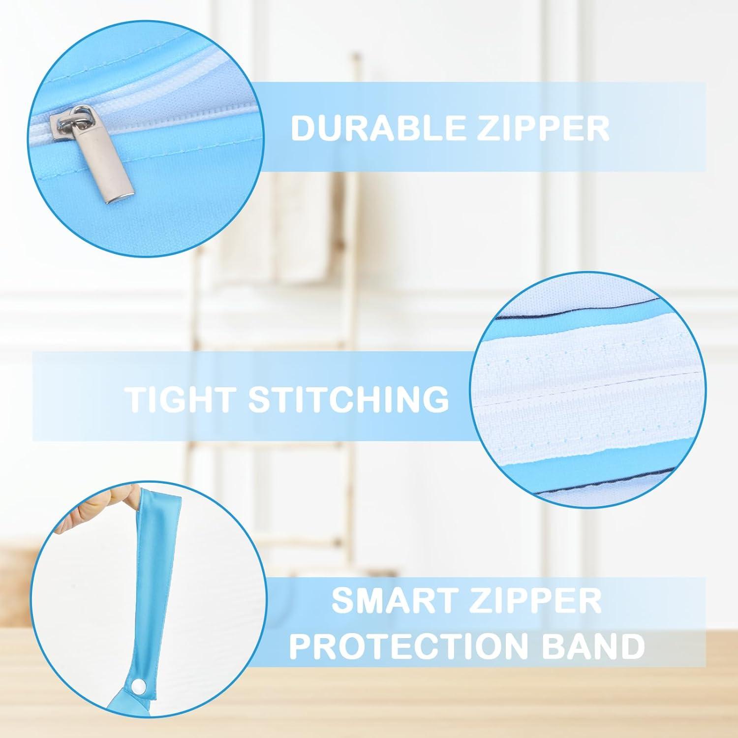 Bolsa de Lavandería Grande Sylfairy 2 Pcs Impermeable 37.8x47.6cm