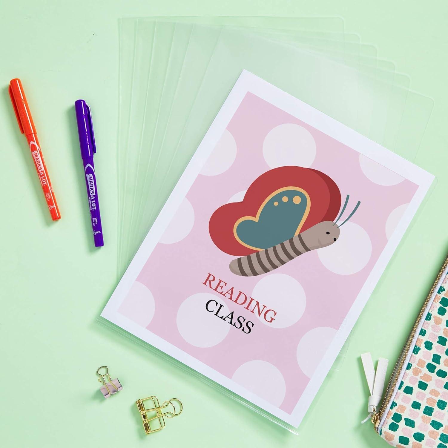 Fundas de Documentos Avery, 12 Transparentes, Capacidad 20 Hojas