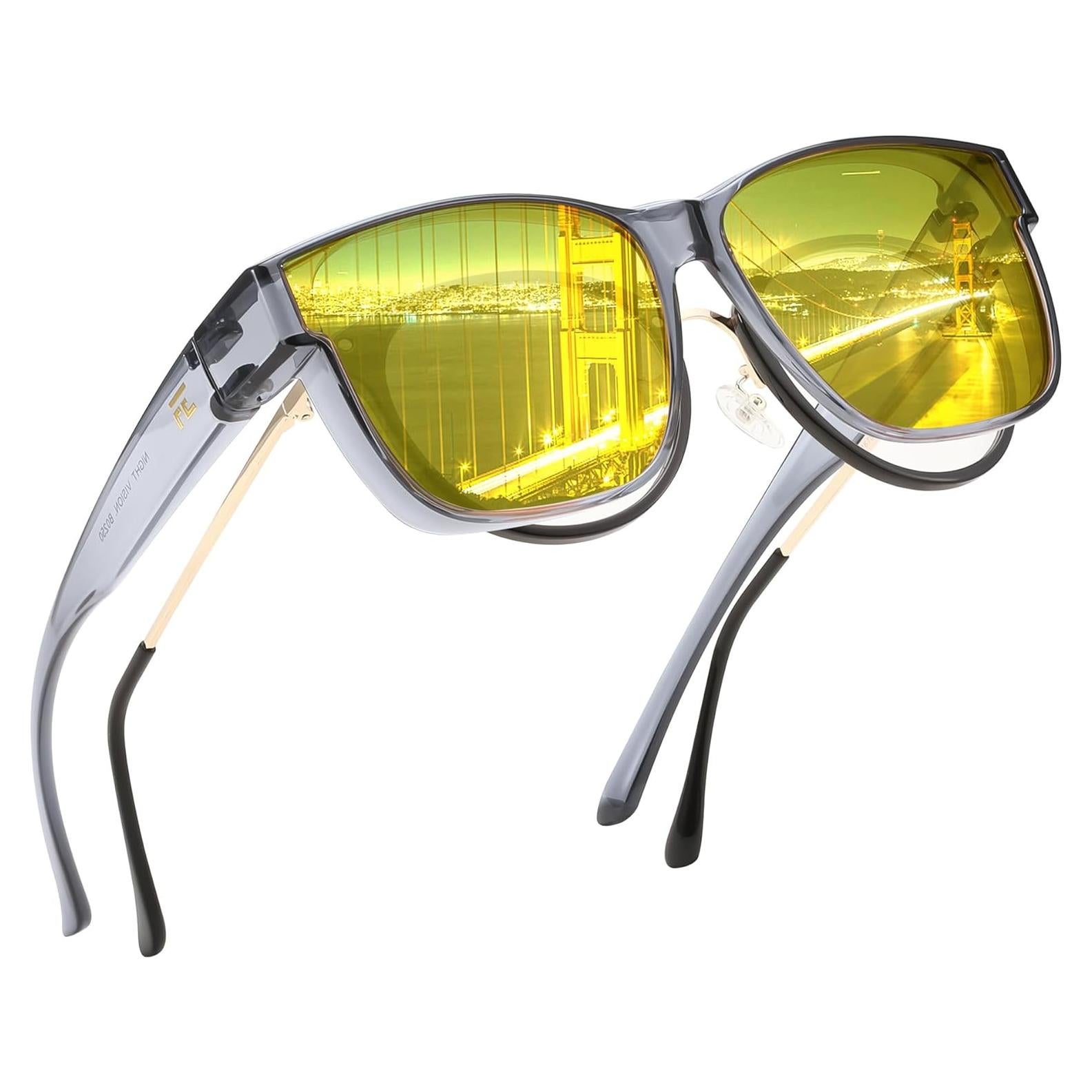 Gafas de Conducción FEISEDY Polarizadas Nocturnas 60mm