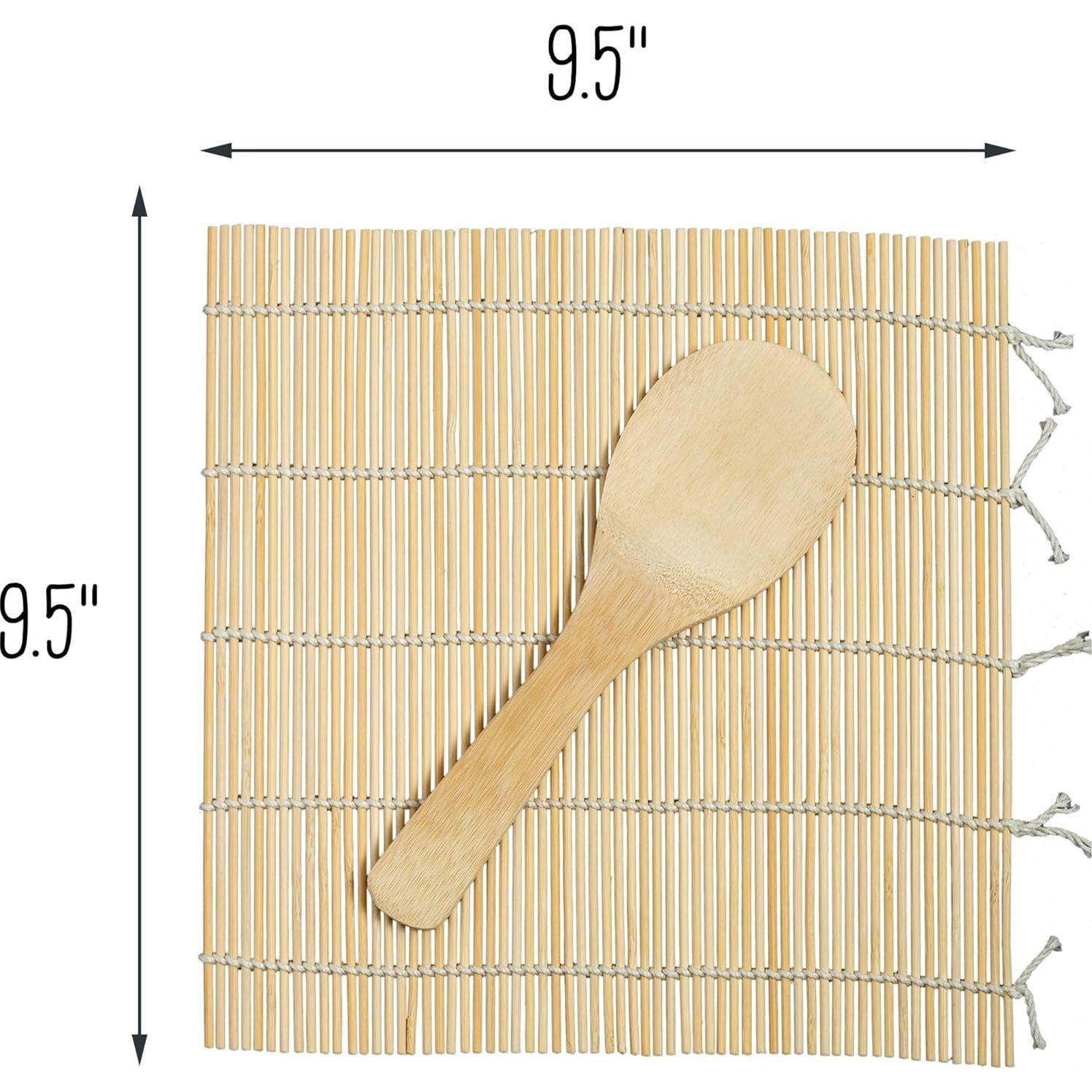 Juego de Sushi de 2 Piezas Joyce Chen - Tabla y Rodillo de Bambú