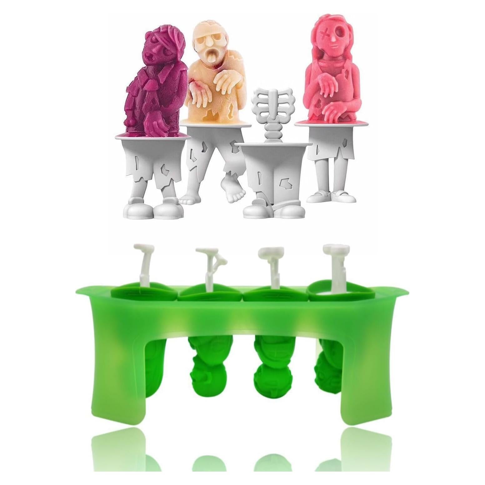 Juego de Moldes de Paletas de Zombie 4 Piezas BeyondNice