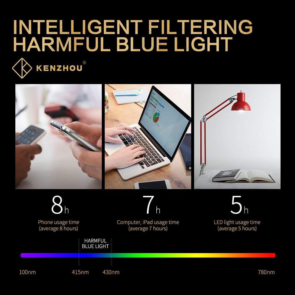 Gafas de Luz Azul K KENZHOU Unisex, Anti Fatiga Ocular