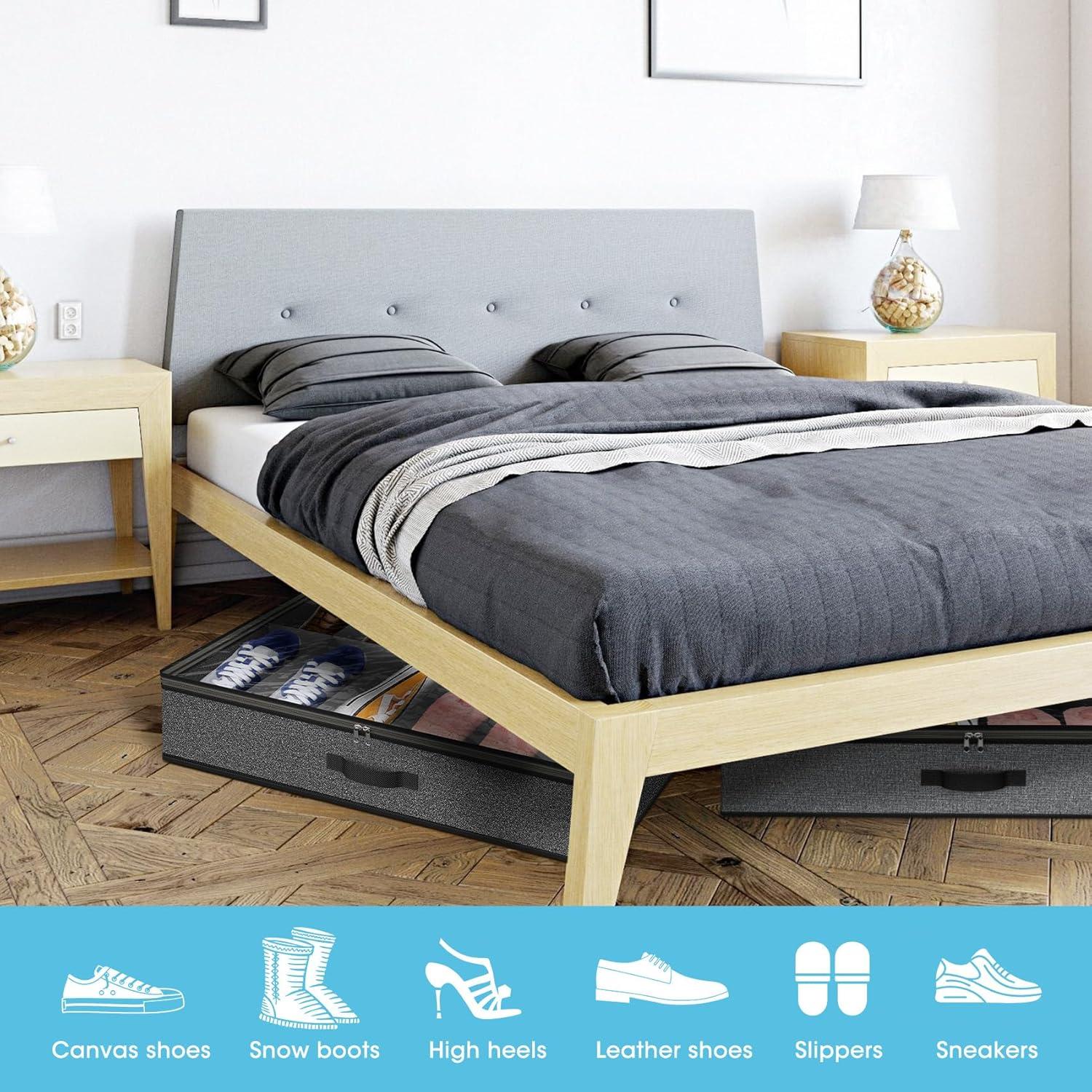 Organizador de Zapatos Bajo la Cama Besslly - 2 Piezas, 24 Pares