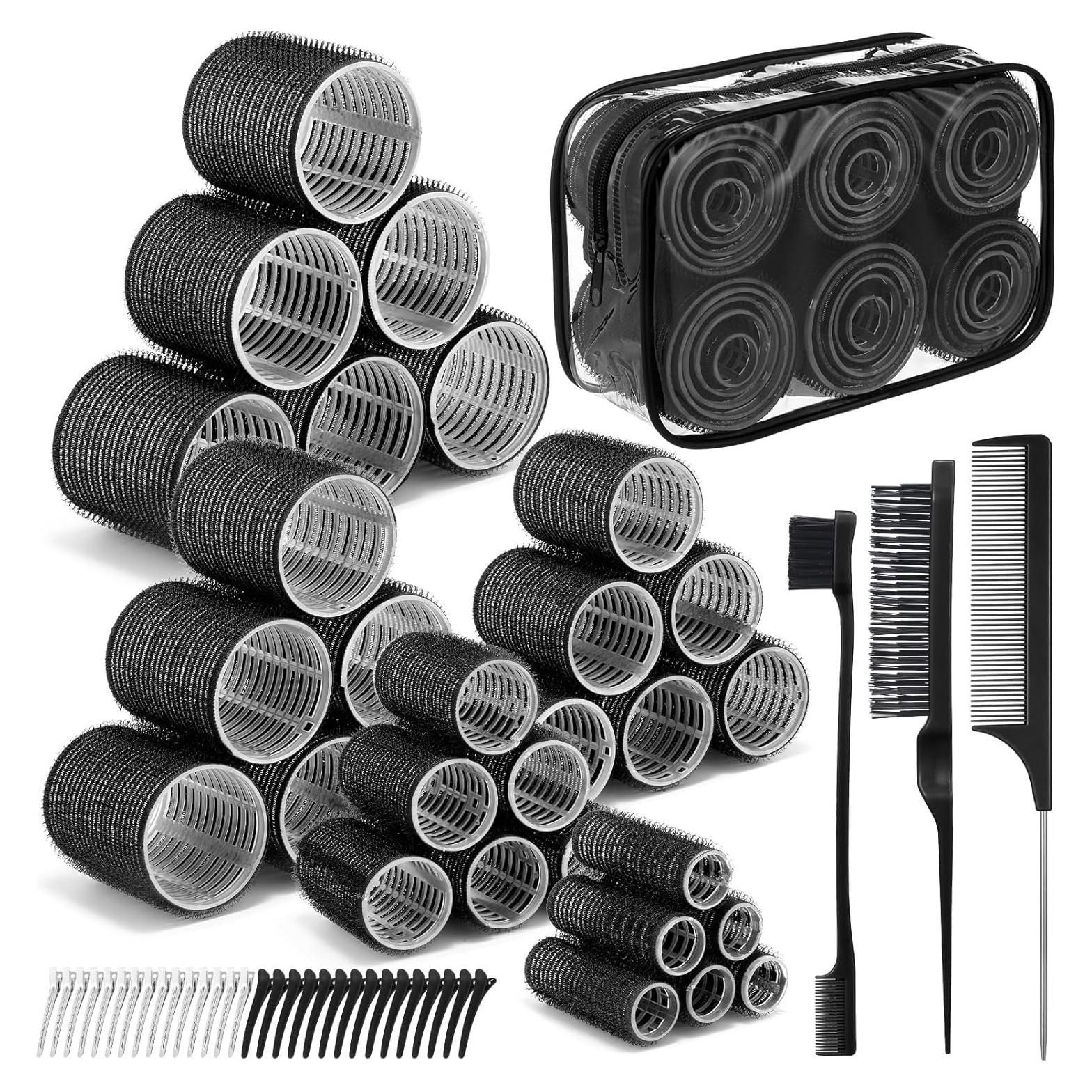 Juego de 64 Rulos de Pelo Autoadhesivos ProSuites - 5 Tamaños