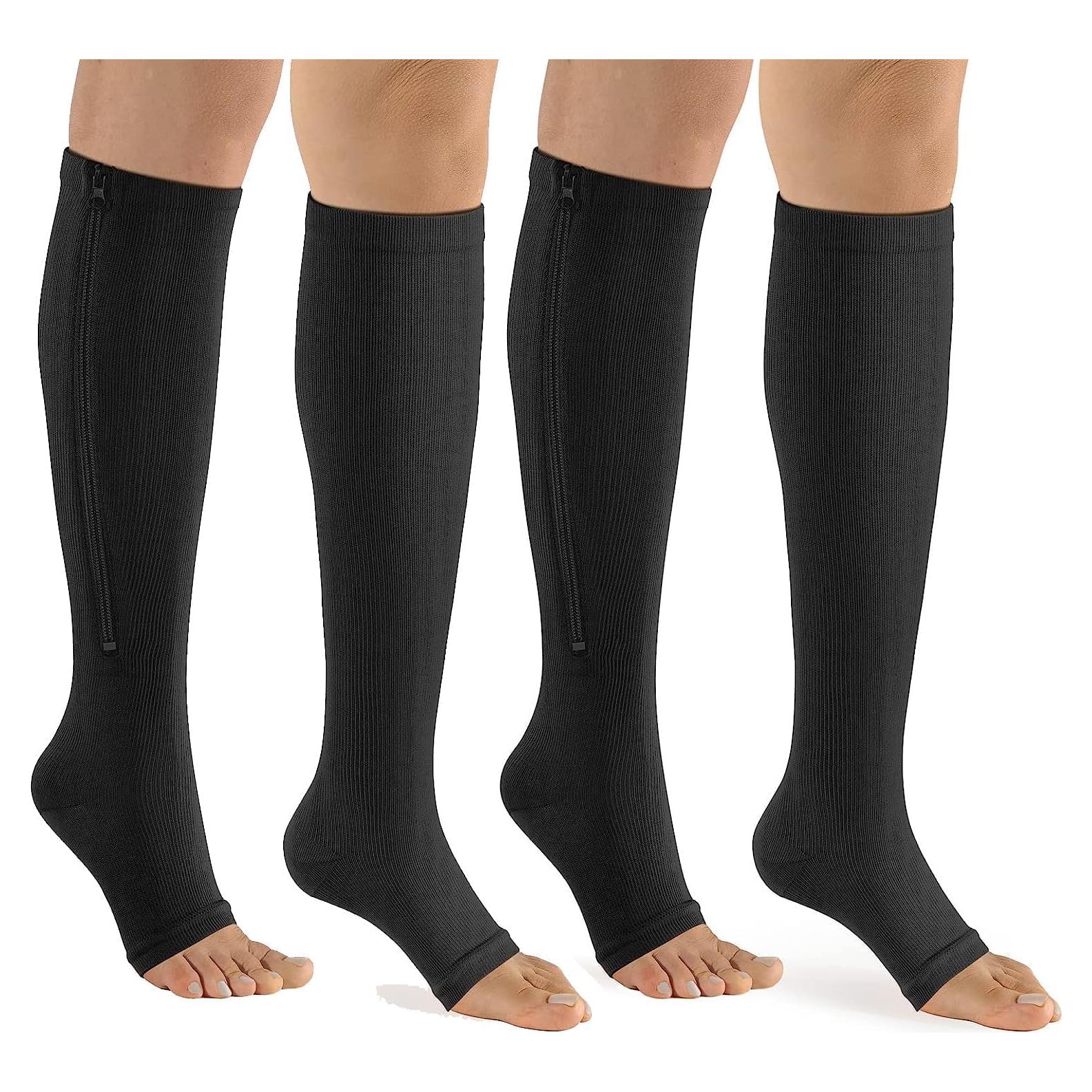 Calcetines de Compresión Bropite Unisex 15-20 mmHg 2 Pares