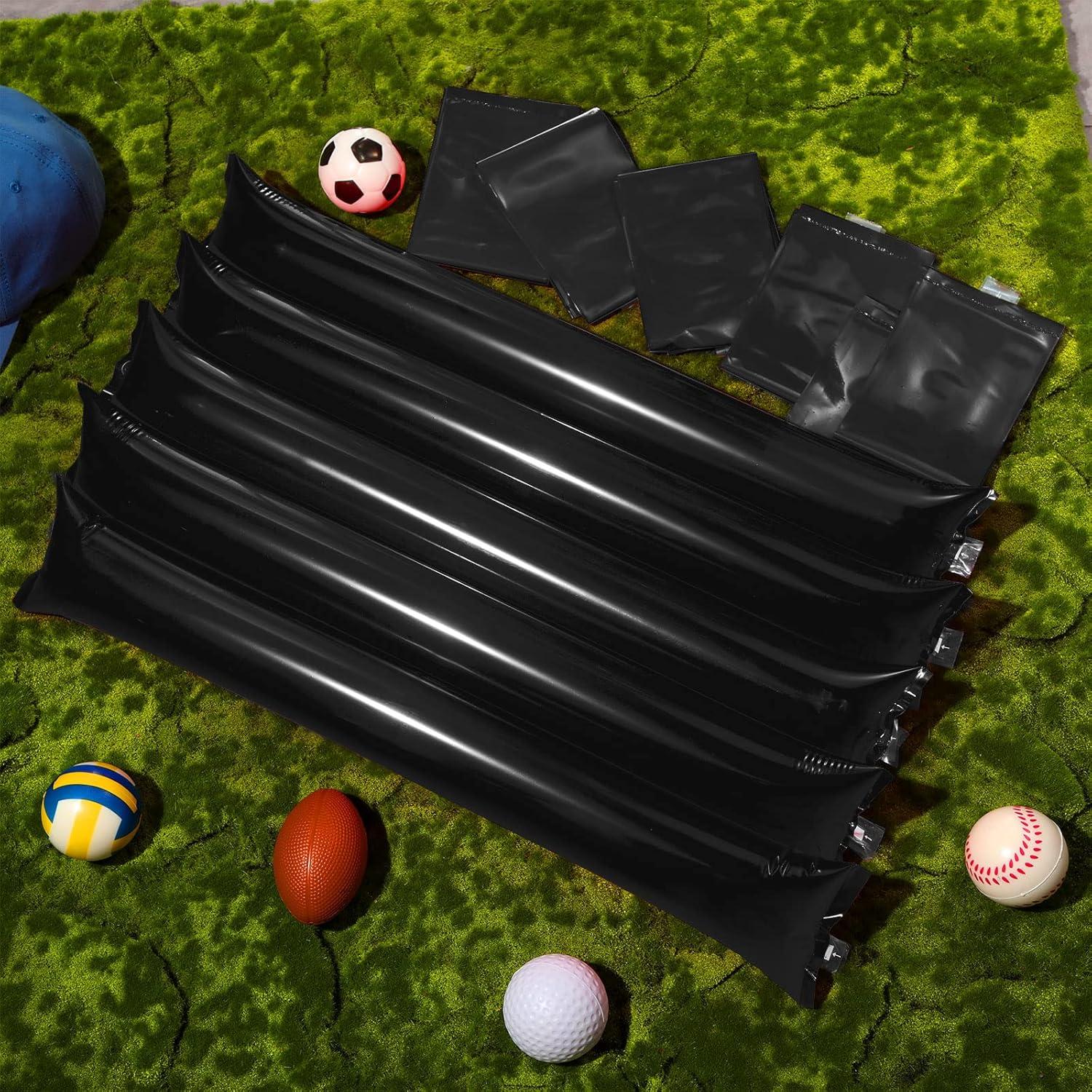 Palos de Trueno Inflables Civaner 48 Pcs Negros 60 cm