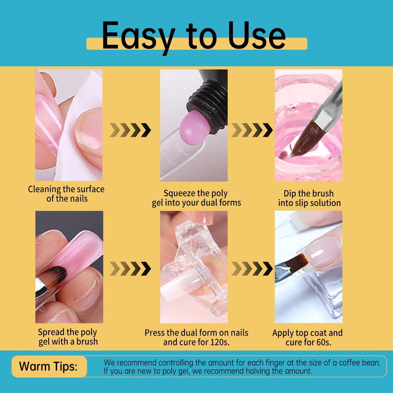 Kit de Solución Deslizante BEVINAS 236.6 ml para Uñas 2PCS