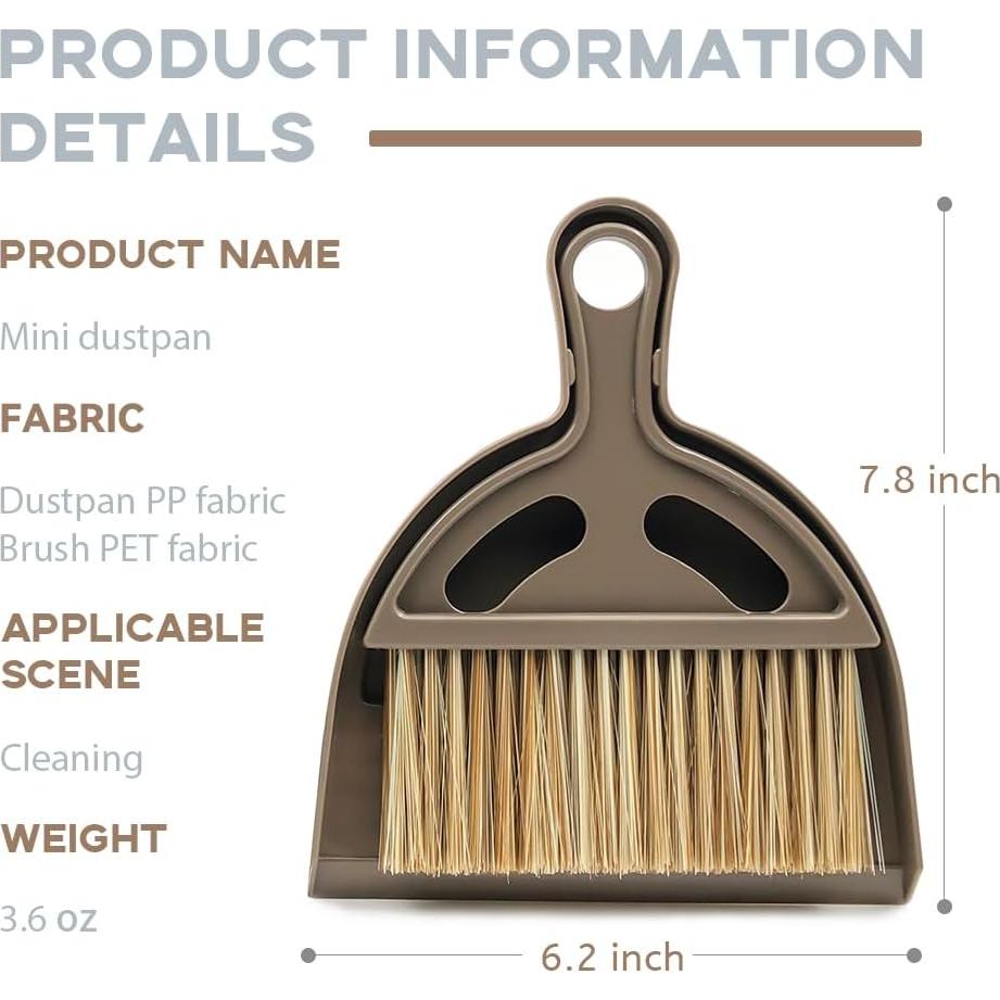 Mini Escoba y Recogedor WDDBHSKN - Ligero y Compacto
