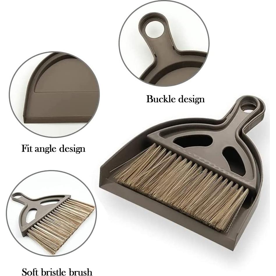 Mini Escoba y Recogedor WDDBHSKN - Ligero y Compacto