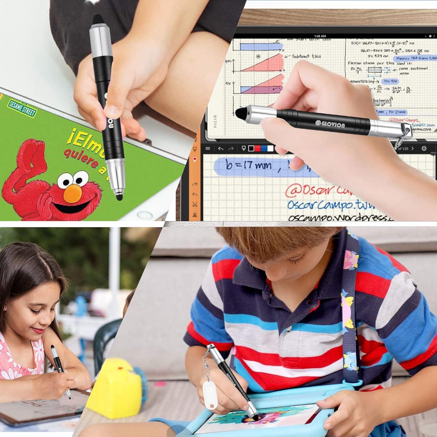 Lápiz Stylus Capacitivo Glovion para iPad y iPhone - Negro