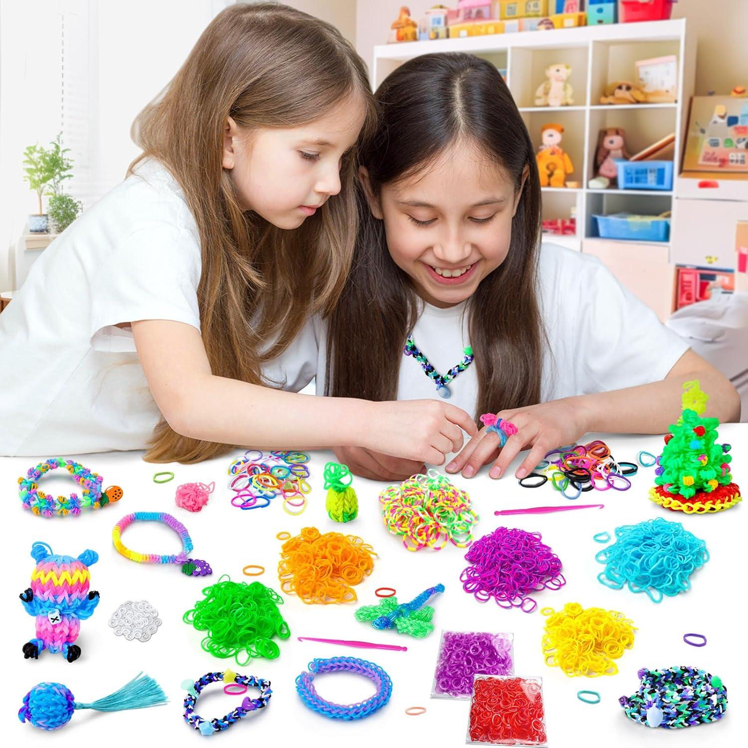 Kit de Pulsera de Goma ROSHUKG 45 Colores con Estuche