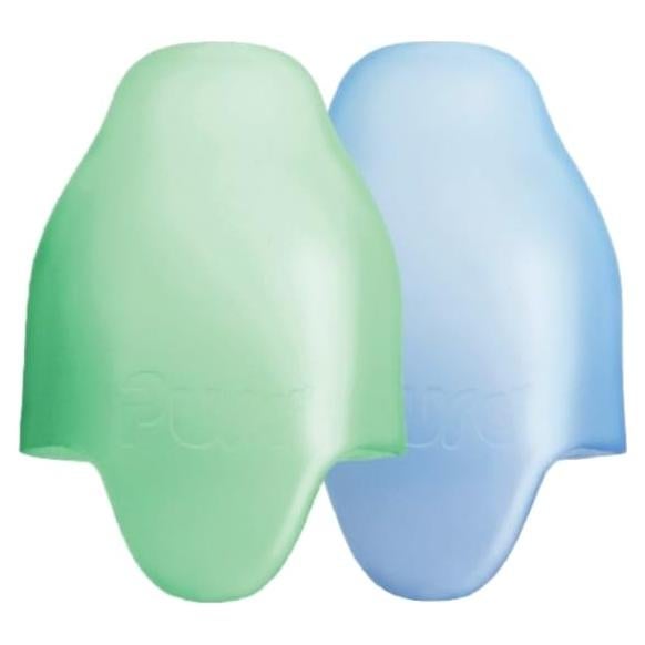 Cubiertas de Silicona Pura Kiki para Viaje - 2 Piezas Aqua/Menta y Musgo