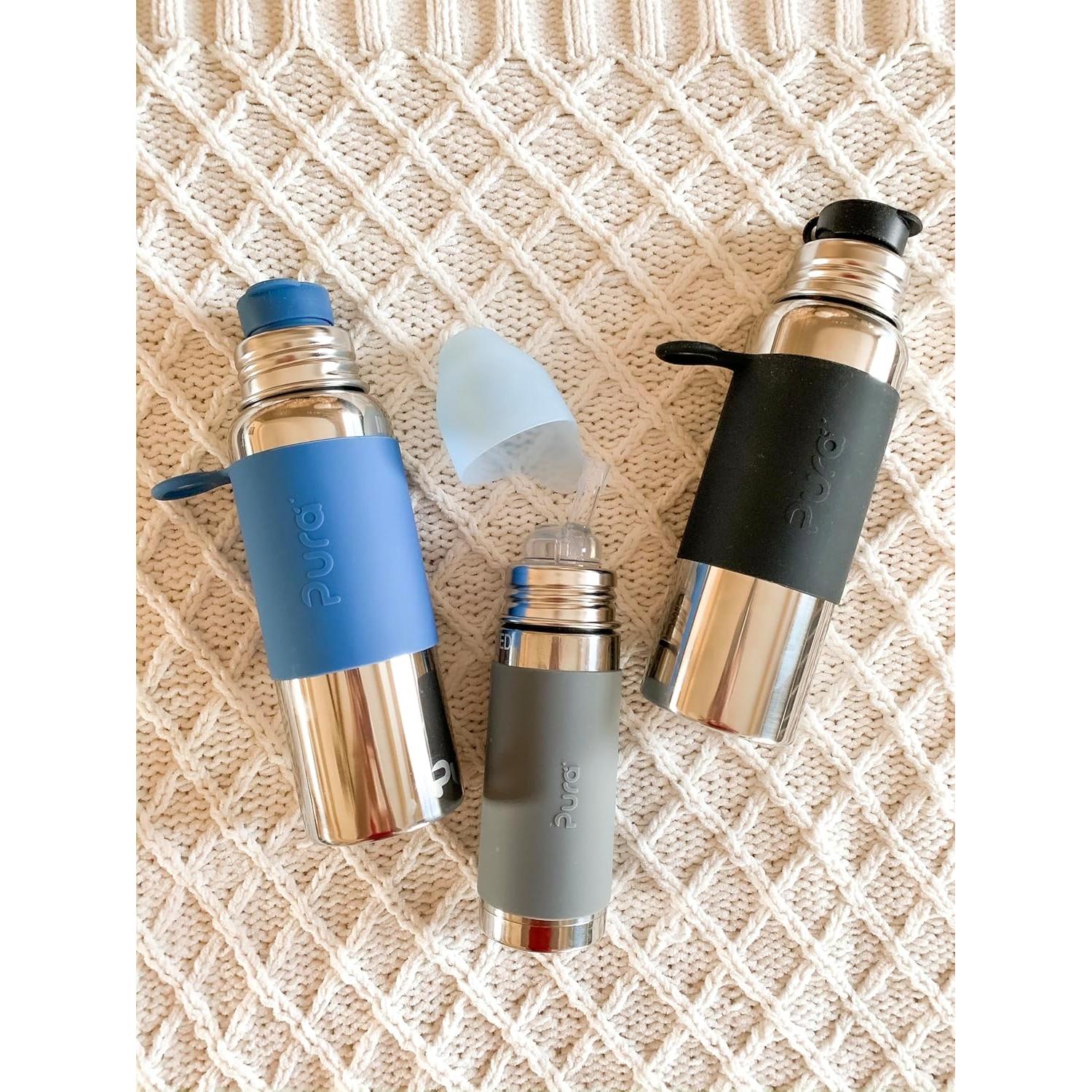 Cubiertas de Silicona Pura Kiki para Viaje - 2 Piezas Aqua/Menta y Musgo