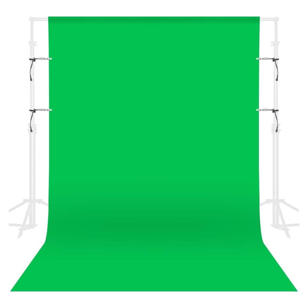 Fondo de Pantalla Verde GFCC 2.13x3.04m Lavable y Plegable