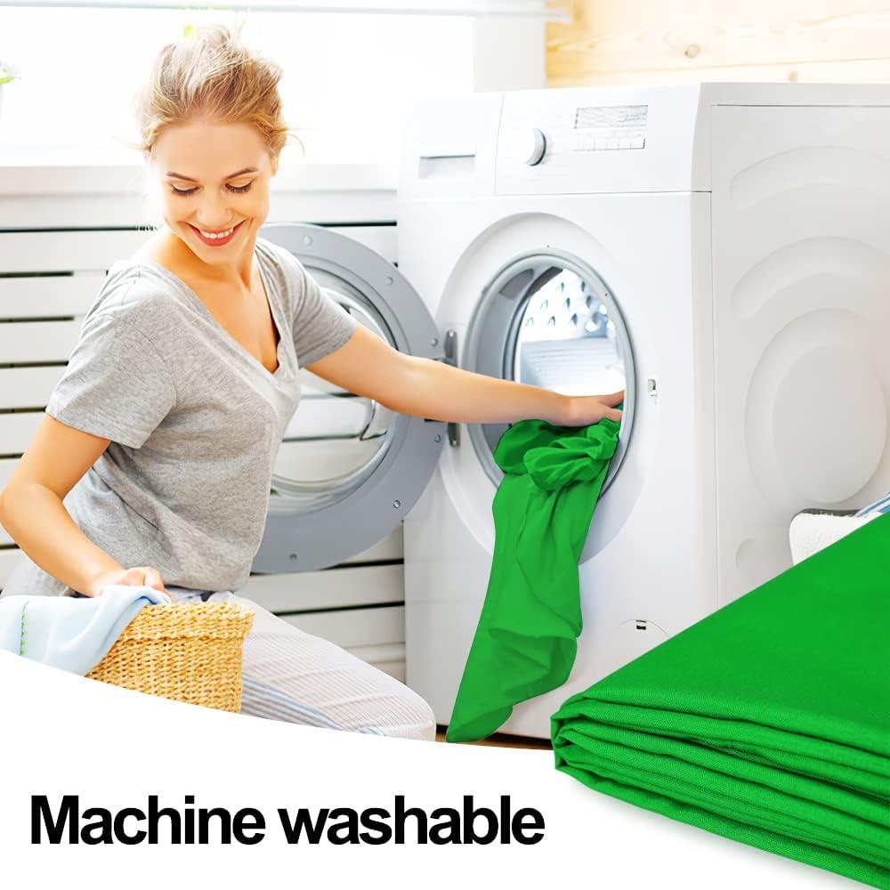 Fondo de Pantalla Verde GFCC 2.13x3.04m Lavable y Plegable