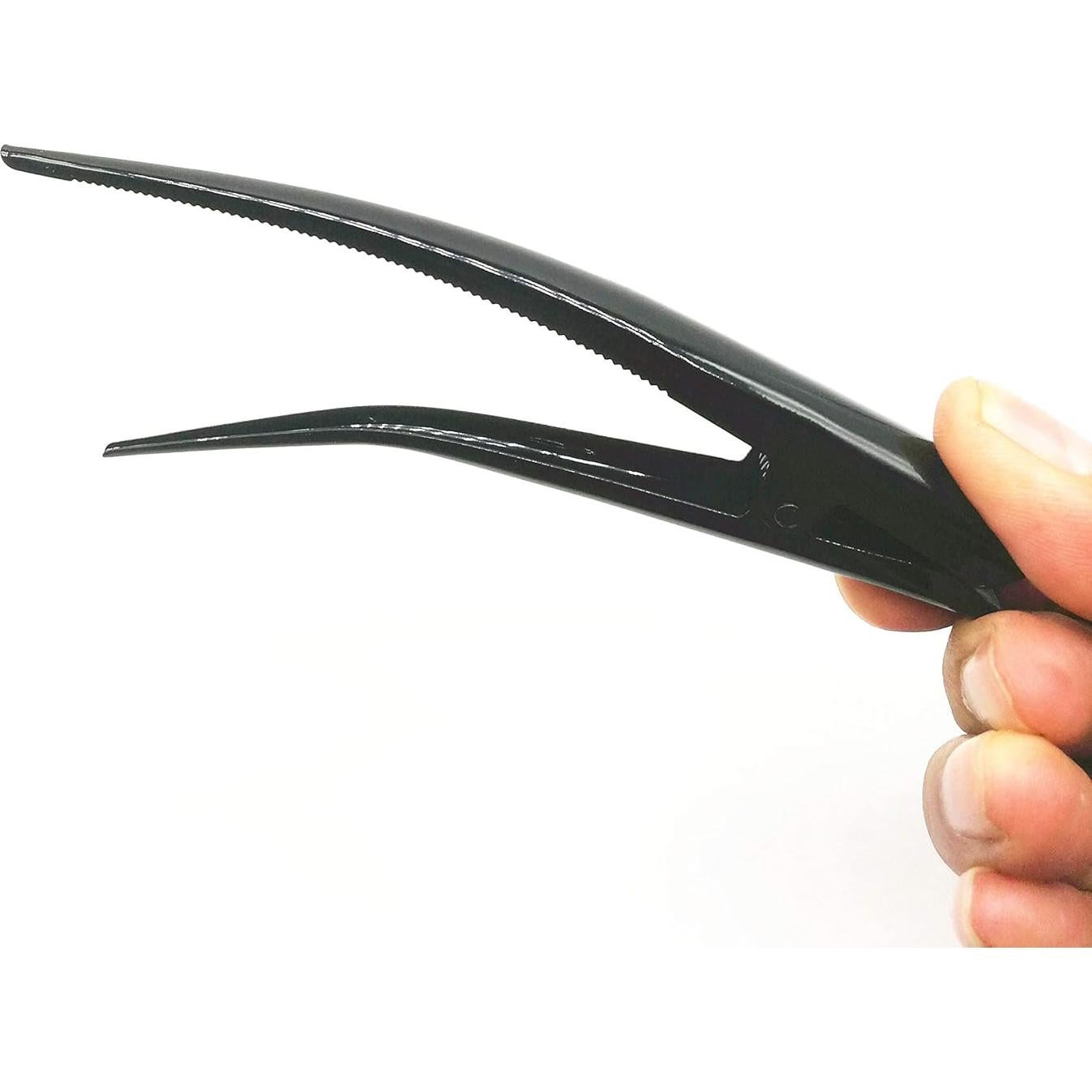 6 Clips de Cabello Alligator Plateados CONOFA para Mujeres