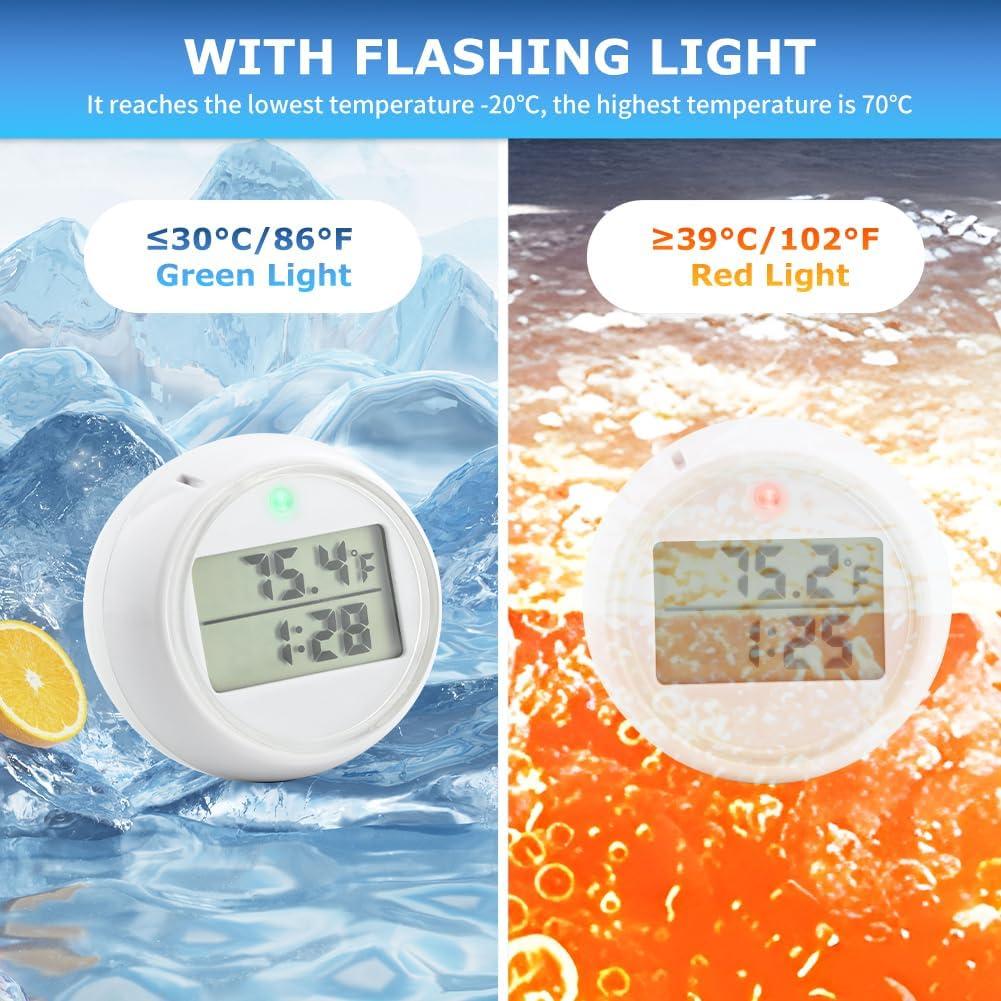 Termómetro de Baño de Hielo Bibabala con Temporizador LCD