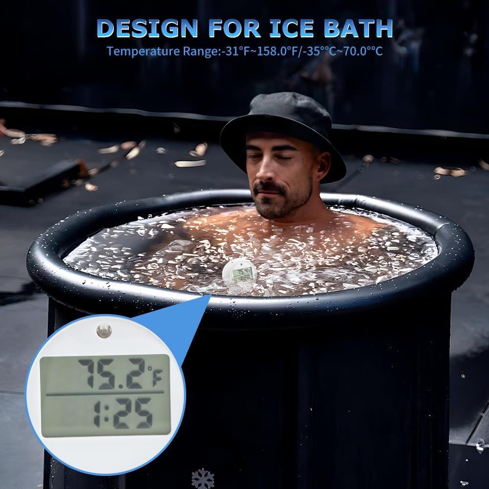 Termómetro de Baño de Hielo Bibabala con Temporizador LCD