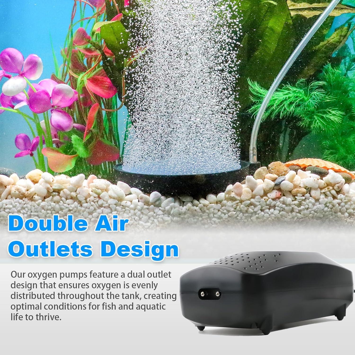 Bomba de Aire Coospider 12W Ultra Silenciosa para Acuario