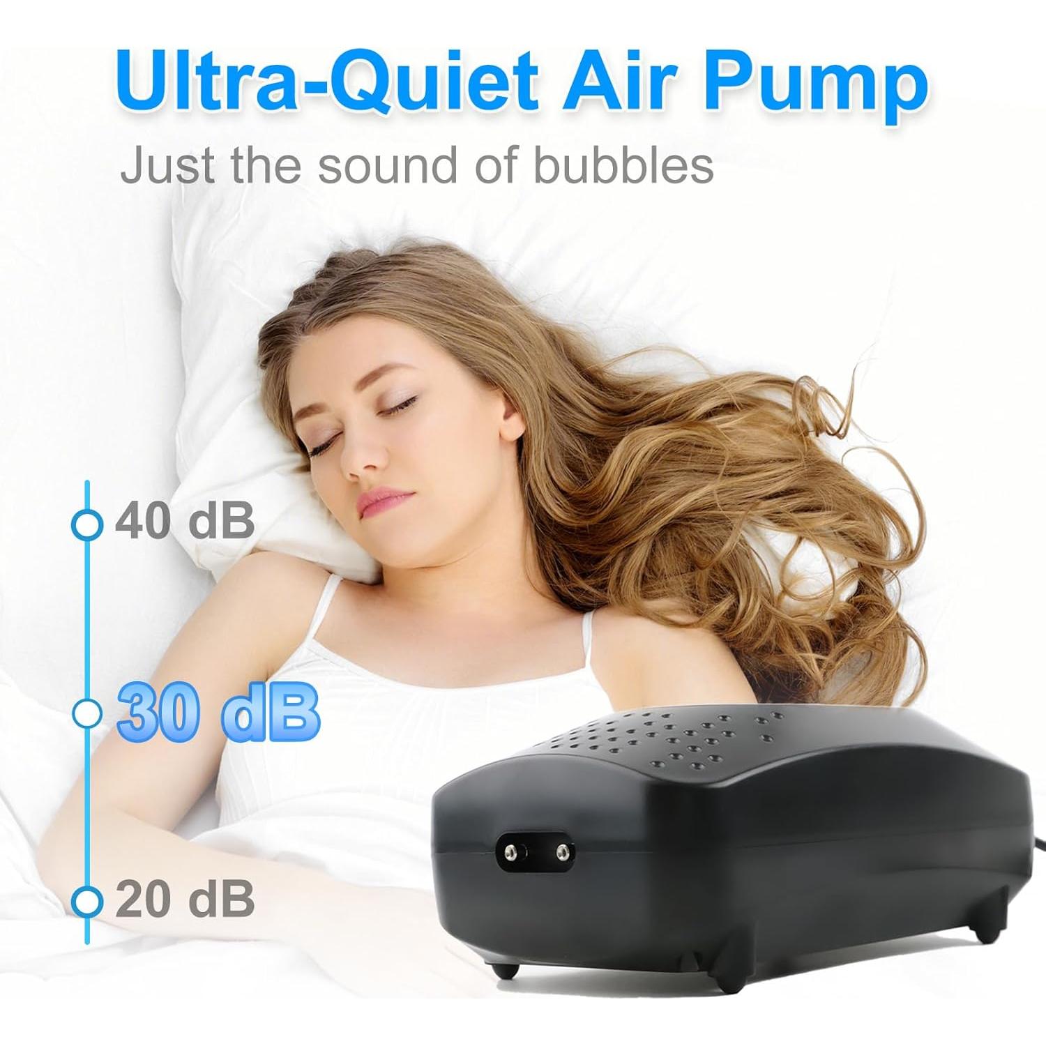 Bomba de Aire Coospider 12W Ultra Silenciosa para Acuario