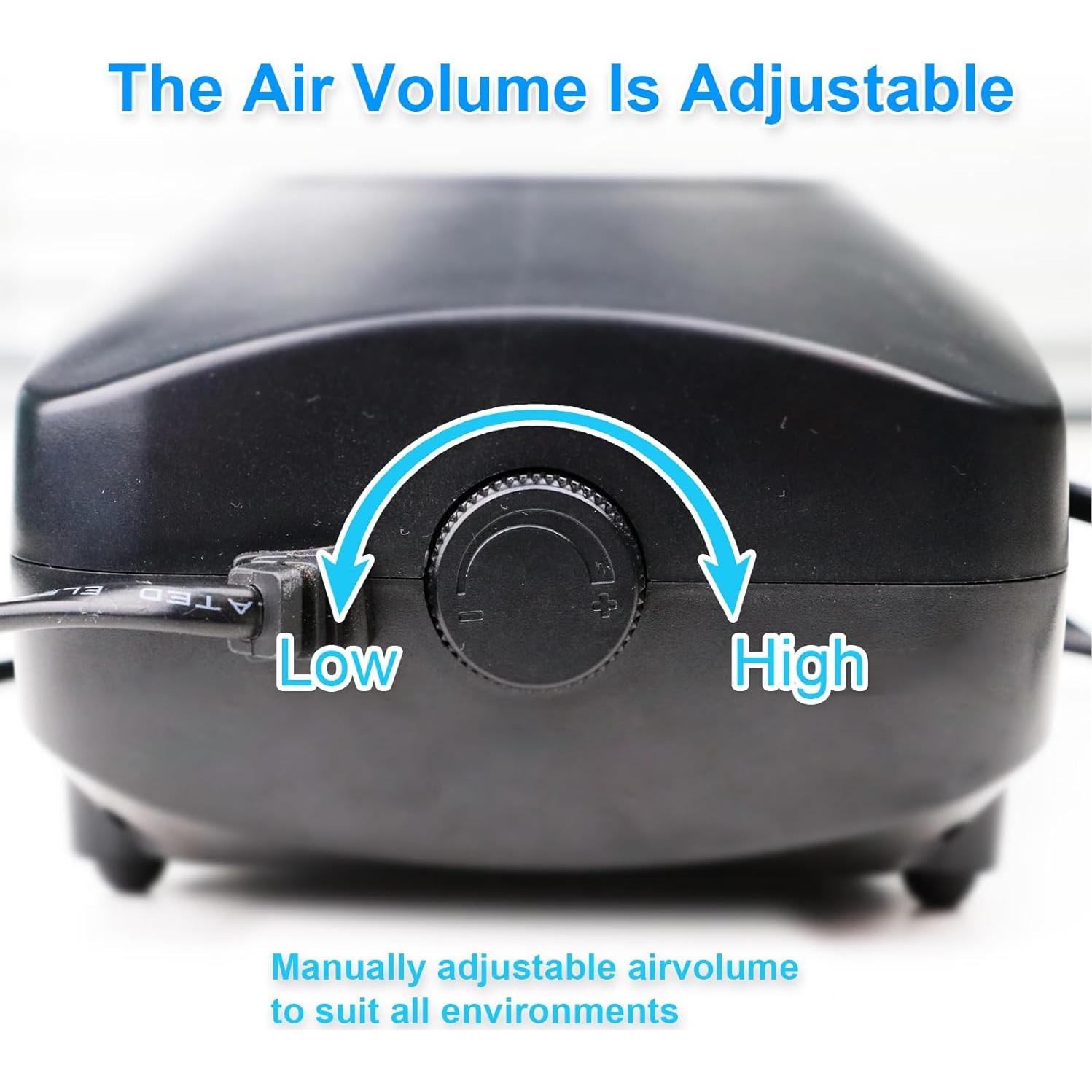 Bomba de Aire Coospider 12W Ultra Silenciosa para Acuario